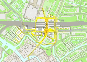 Leiden station area masterplan