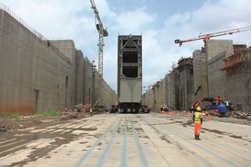 Lock Gates Panama Canal