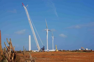 Wind Farm Playa Kanoa III and Tera Kora II on Curacao